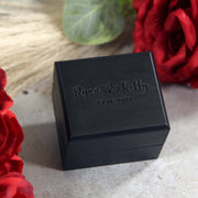 custom engraved wood engagement ring box