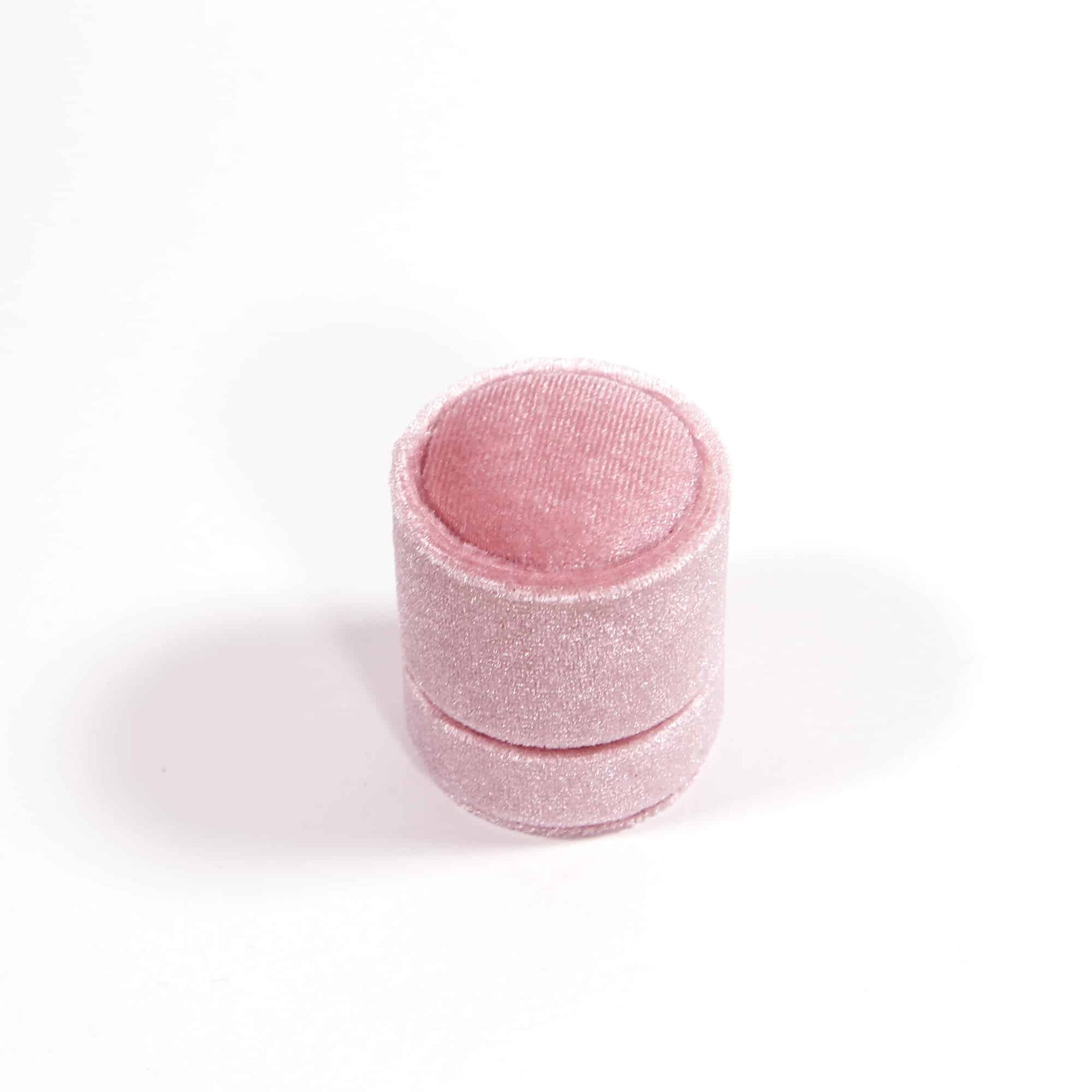 This is one of our classic ring box. Crafted from velvet this pink ring box is the perfect answer for weddings, engagements, proposals and more. Comes in a gift ready box