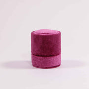 pink velvet ring box 