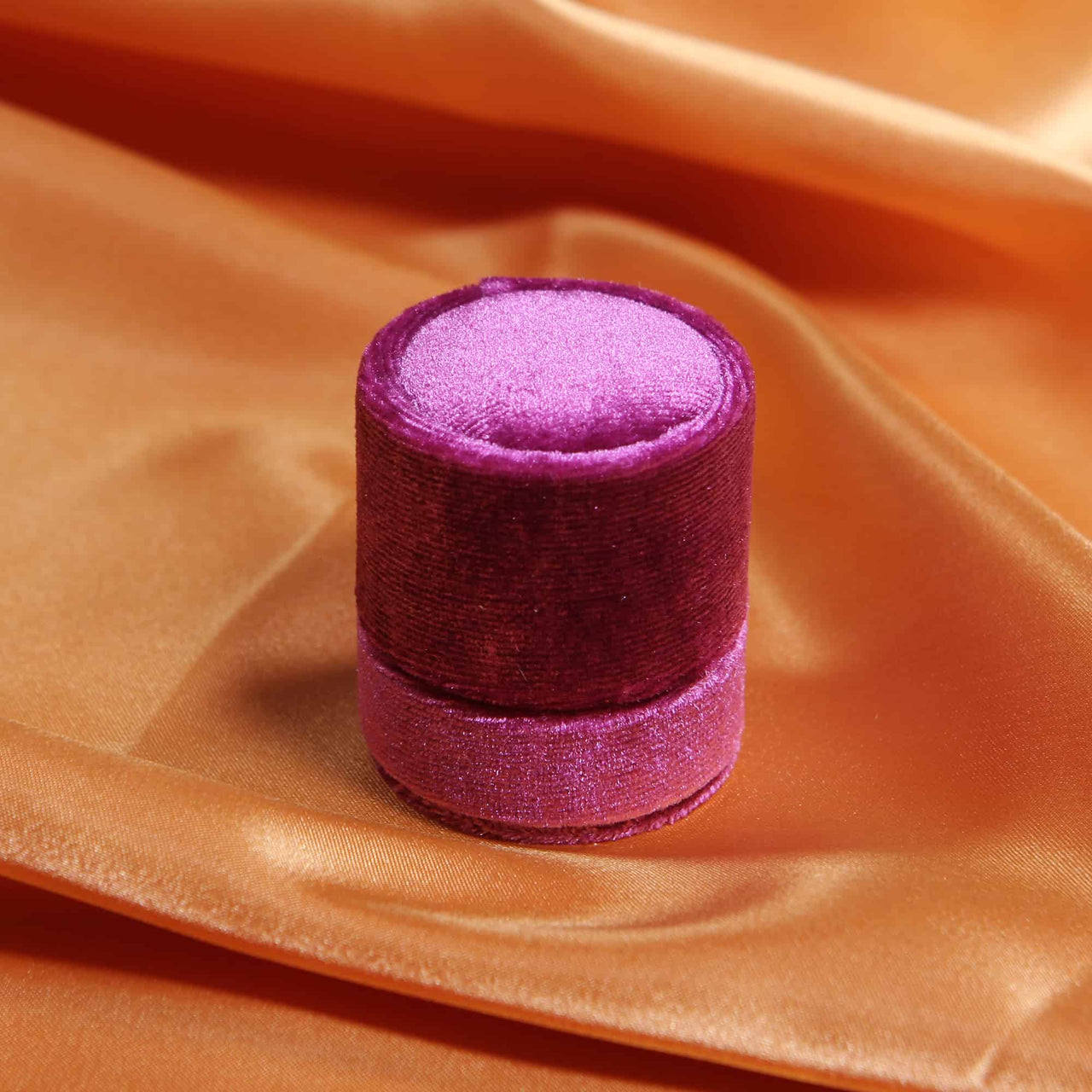 pink velvet ring box 