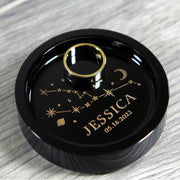 custom engraved zodiac sign ring dish 