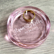 crystal ring dish holder