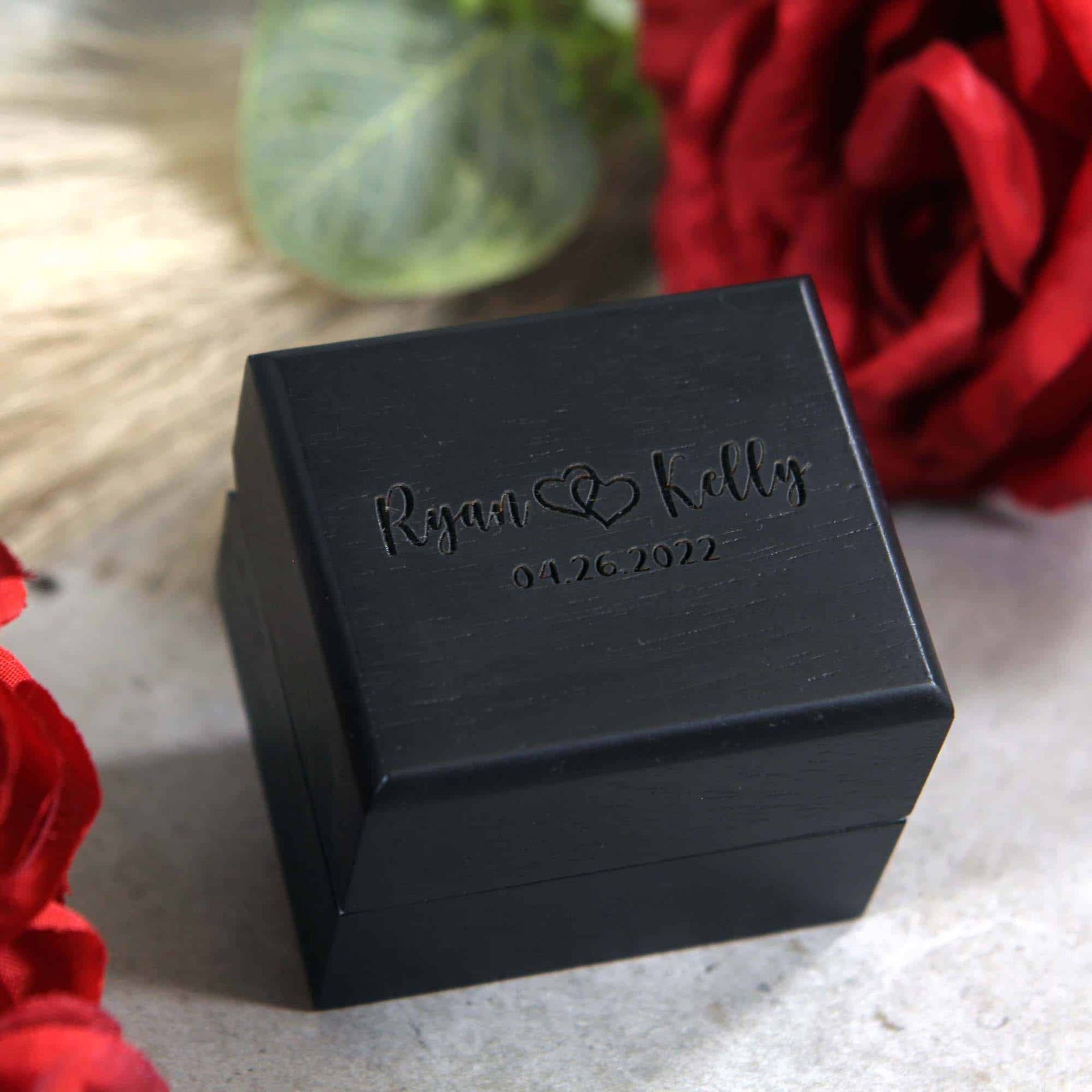 personalized ring box for proposals