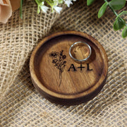 wood ring dish holder for rings men or women 