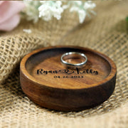 personalized wood ring dish , great for wedding gifts