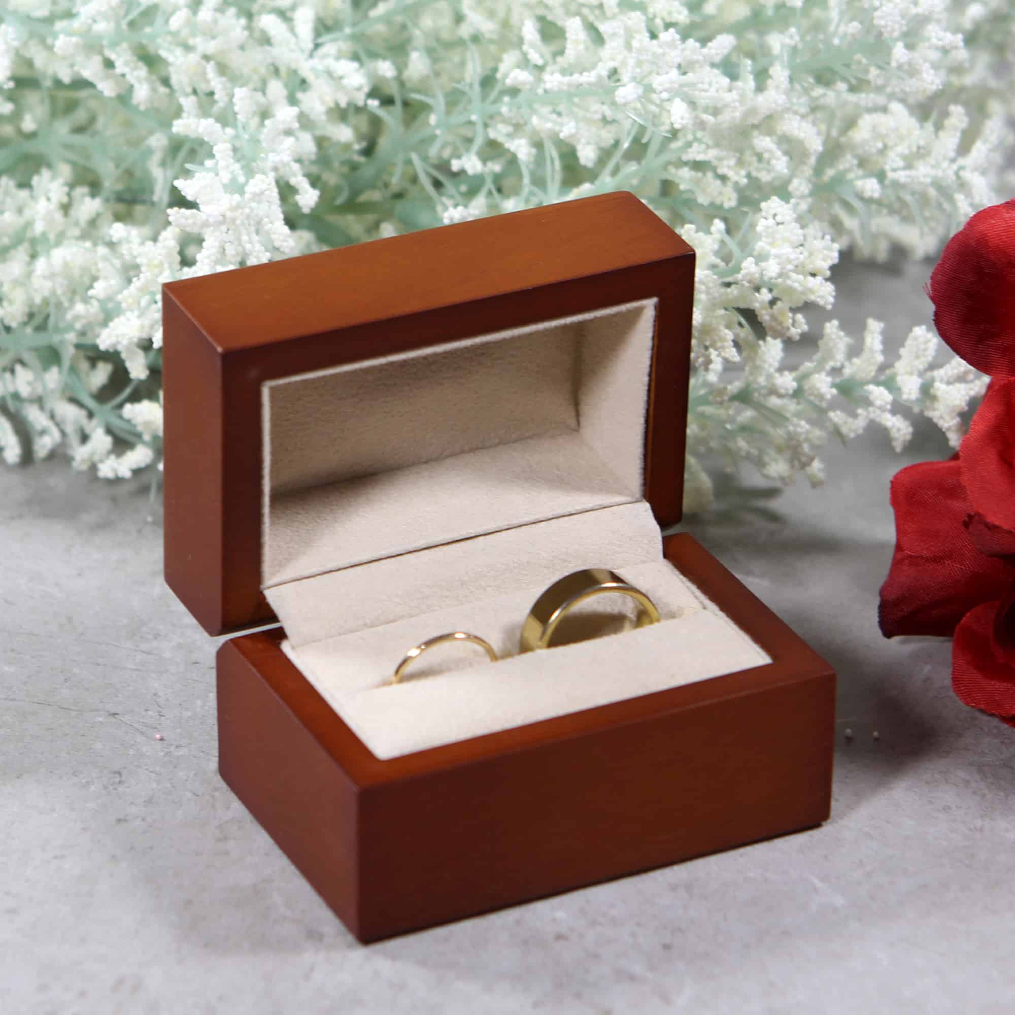 Cute 3D Strawberry Ring Box Jewelry Gift Wedding Proposal Engagement Ring  Holder | eBay