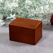 custom designed ring box for her, wedding ring box, ring box for engagement ring and wedding band