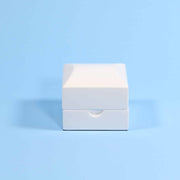 Luxury gloss white ring box for engagements, ,proposals, weddings and more. Velvet interior ensures the protection of your gems! The perfect modern ring box for your special day