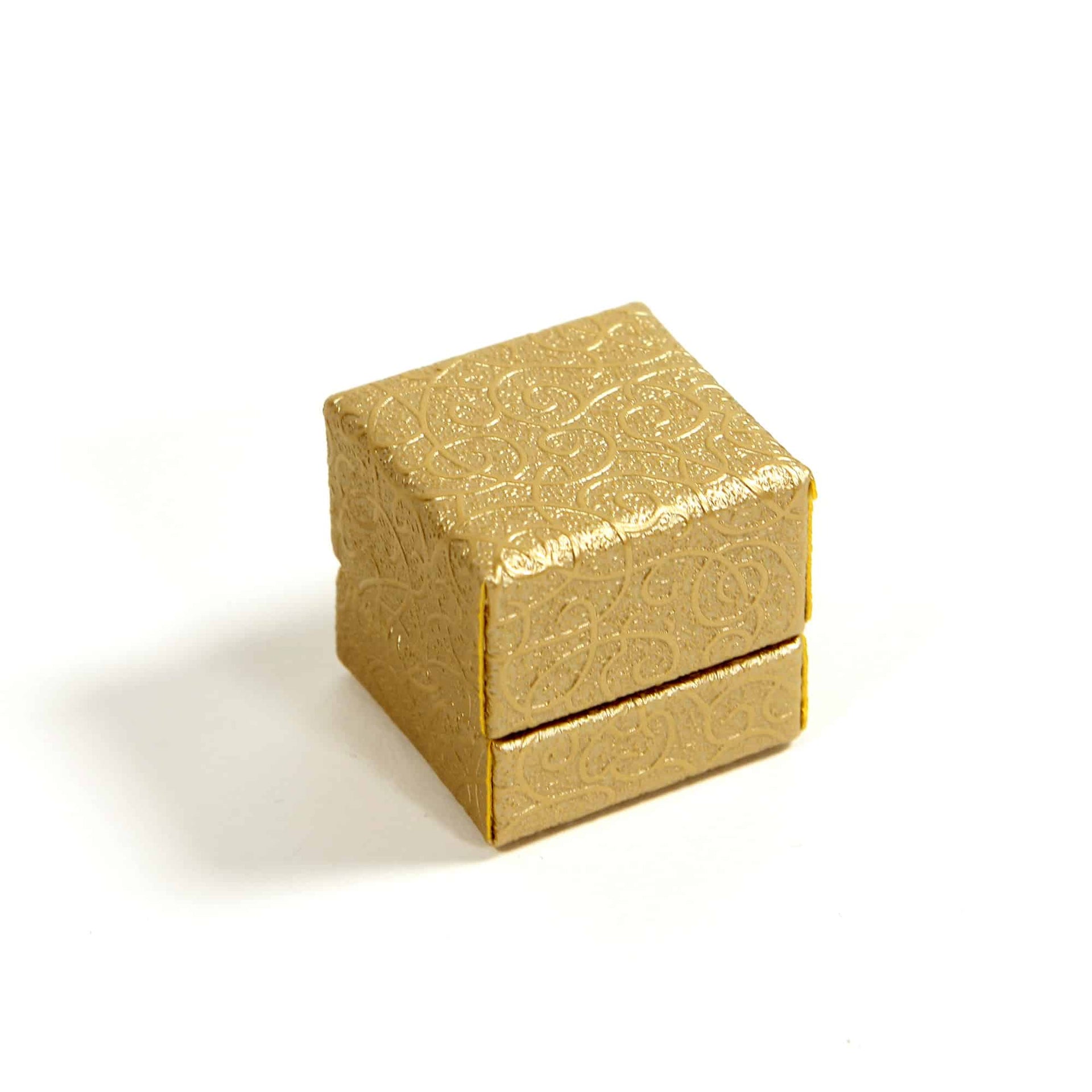 gold luxury ring box for engagements , proposals , wedding. Great gift for any special occasion 