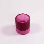 pink velvet ring box 