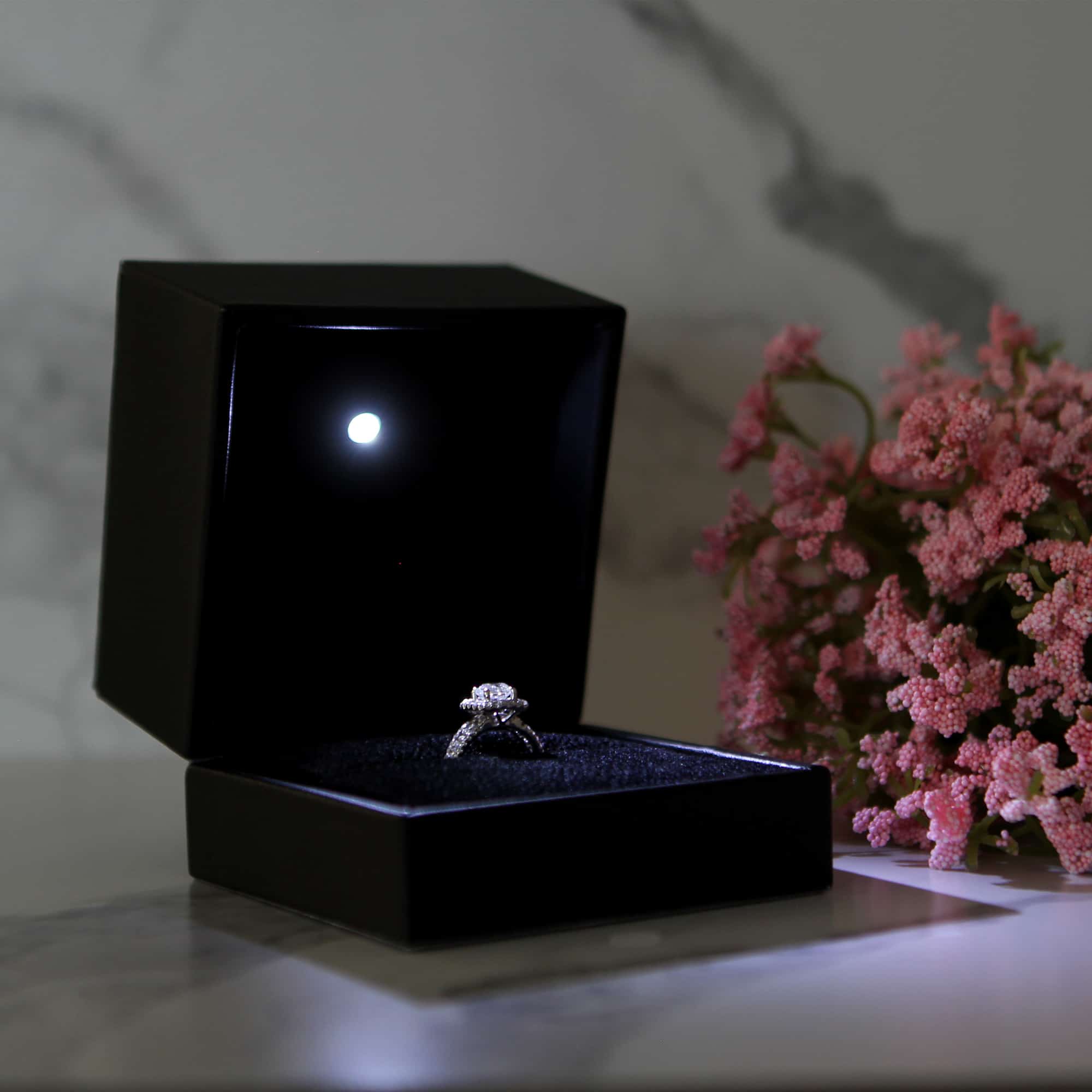 Illuminated ring clearance box